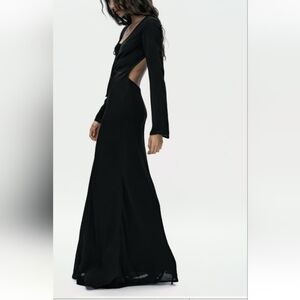 Zara Maxi Formal Open Back Dress